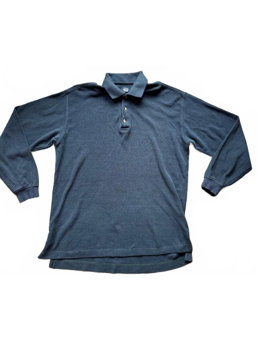 VINTAGE 90s DOCKERS LONG SLEEVE POLO Size M - Picture 1 of 8